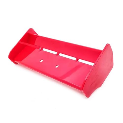 RC Replacement Parts For HSP 94166 94106 94107 1/10 For Buggy RC Cars Plastic Nylon Tail Wing Off Road Car For Nitro Electric Powered Truck Remote(Red) - color: Red
