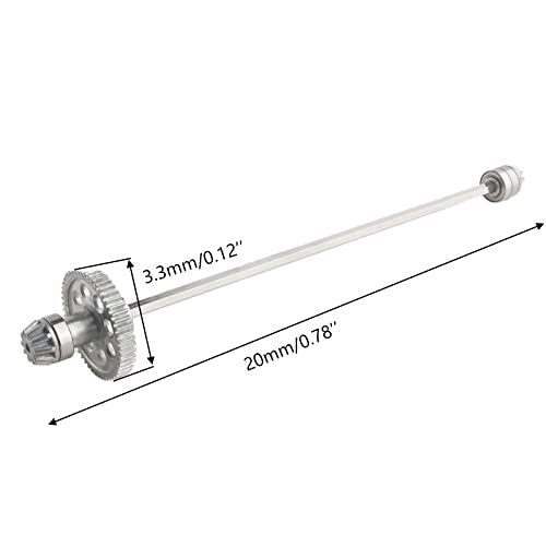 1:10 1/10 9125 RC Trucks Car Upgraded Original Parts Aluminum Main Drive Shaft 25-ZJ05 for High Speed 1:10 9125 RC Trucks - color: Aluminum 25-zj05