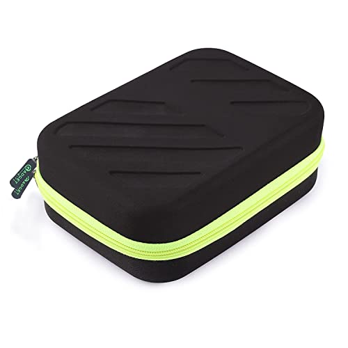 Portable Pouch For Electronic Accessories Usb Cables, Power Bank, Battery, Portable Hard Drive, Sd Memory Card, Earphones, Travel Gadgets Travel Friendly Case(Black&Green) - style: Organizer Bag
