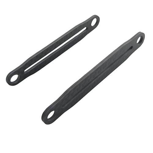 Carbon Fiber Body Mount Frame Brace for Tamiya TT-02 XV-01 XV-02 1/10 | Front Rear,Crossmember,Upgrade Parts,54783,High Rigidity,Lightweight Design,Precision Fit,Easy Installation,RC Car