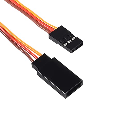 DIANN 10pcs 3-Pin JR Servo Extension Cable 1 JR Male to 2 Female JR Y Harness Servo Cable for RC Cars Trucks Airplanes Servo Receiver Connection (10pcs I-Type)
