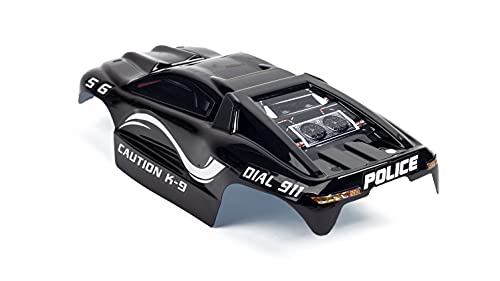SummitLink Custom Body Police Style Compatible for e-Revo Mini 1/16 Scale RC Car or Truck (Truck not Included) ERMN-PB-01