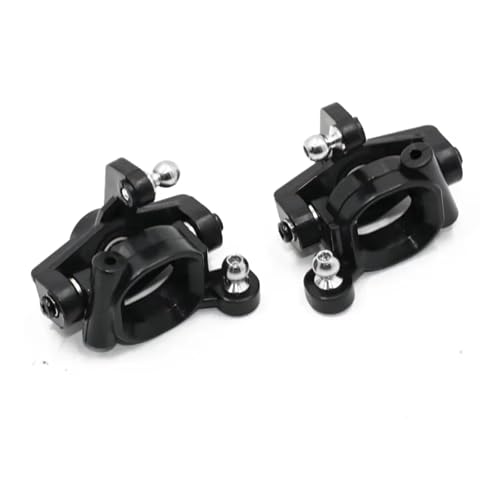 RC Spare Part Compatible with Wltoys 1252 1253 RC Car Spare Parts Accessories Steering Cup C-Hub Carrier Rear Hub Carrier Set