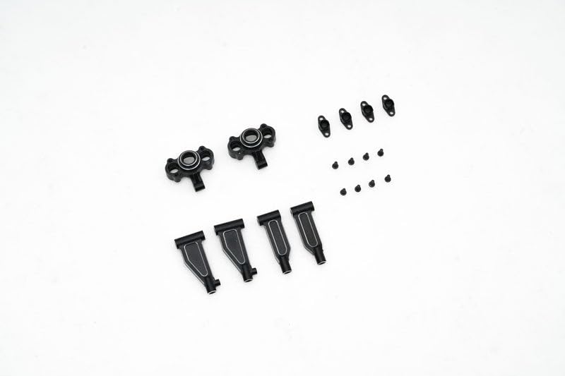 FMS 1/24 Upgrade Parts Rc Car Parts RC Crawler RC Trucks Replacement Accessory for FMT24 Chevrolet Colorado, FSC24 Chaser: Metal Front A-Arm Set