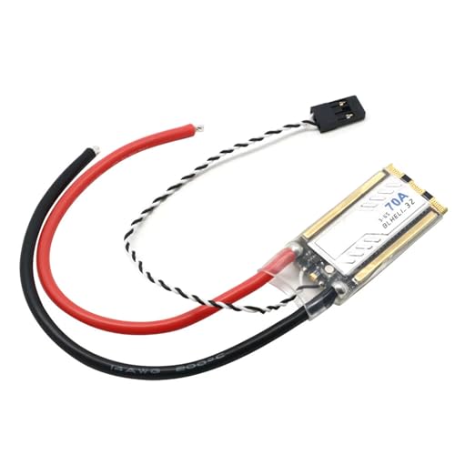 AM32 70A BLHeli_32 32Bit Single Brushless ESC 3-6S Current Meter Sensor for RC Airplane FPV DIY RC Parts (70A) - size: 70A
