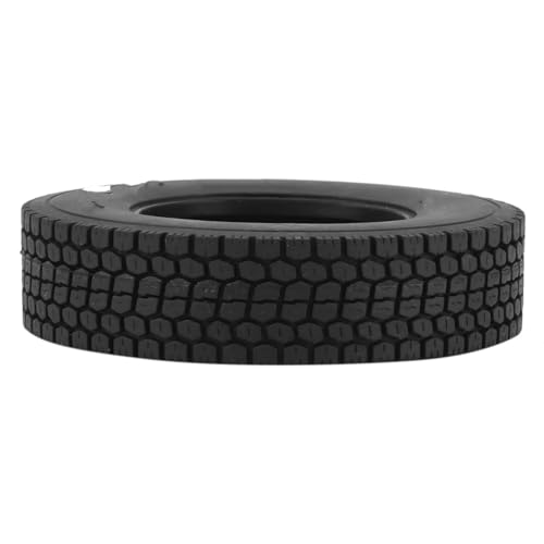 Compatible with Tamiya 1/14 RC Car Trailer Tractor Truck Upgrade Parts Accessories 4Pcs 1.55 Rubber Wheel Tires Tyre RC Assortment