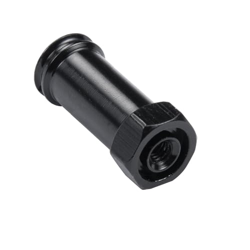 4Pcs/Set Aluminum 12mm Wheel Hex Hub Adapters 25mm/30mm Extension Hex Drive Adapter Combiner Compatible with 1/10 RC Crawler Axial SCX10 Wraith Upgrades (Black - 30mm Offset Extension) - color: Black - 30mm Offset Extension