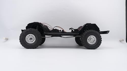 RCLIONS Stainless Steel High-Clearance Suspension Links Linkage 353mm Wheelbase for 1/10th Axial SCX10 III AXI03006 JT Gladiator RC Crawler Car Upgrade Parts