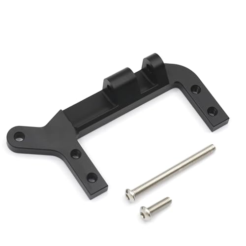 RC Car Axle Servo Mount Stand, CNC Aluminum SOA 4-Link Suspension Servo Mount, Compatible with Traxxas TRX4 1/10 RC Crawler Car, Non-Destructive Axle Servo Conversion Upgrade - color: Red