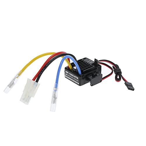 Goolsky WP-1060-RTR Waterproof Brushed 2S-3S 60A ESC for 1/10 Tamiya Traxxas Redcat HSP HPI RC Car