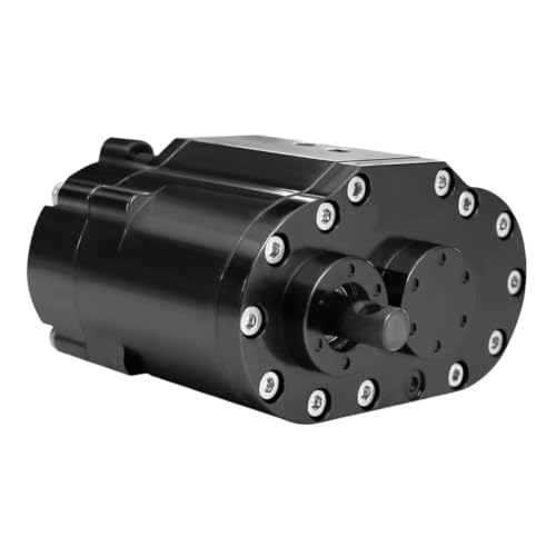 COMODO RC Crawler 2-Speed 48P Transfer Case Gearbox 1/10 Scale Steel Gears Ratio 1.8:1 0.7:1 Compatible with 1/10 RC Crawler(Black) - color: Black