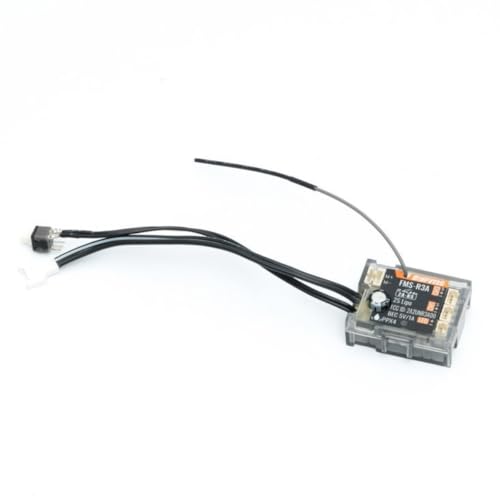 2-in-1 ESC Receiver Combo 2.4GHz 3-Channel 2S LiPo Brushed Speed Controller for FMS-R3A,1/18 1/24 RC Crawler Car(1Pcs)