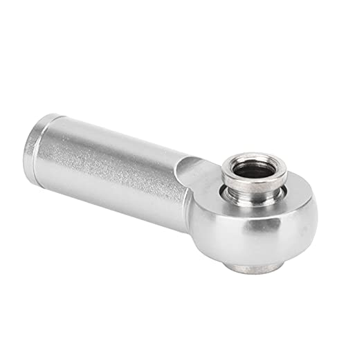 Shanrya RC Tie Rod End, Aluminium Alloy Tie Rod End 10Pcs Tie Push Link Rod Joint, Rc Car Accessory M4 Positive Negative Thread for Toy Model 1/10 Model RC Car(Silver)