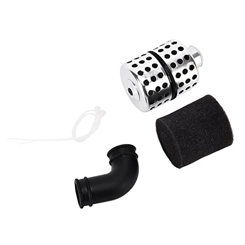 Aluminum Capped RC Air Filter for 1/8 Nitro Power Engine, Aluminum Alloy Air Filter with Water - Absorbent Sponge, Large Air Intake to Improve Speed and Engine