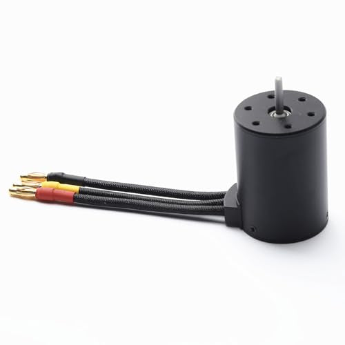 GoolRC 3650 3100KV/4P Sensorless Brushless Motor with 60A Brushless ESC(Electric Speed Controller) for 1/10 RC Car Truck