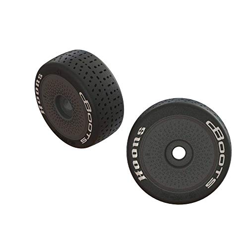 ARRMA Dboots Hoons 42/100 2.9 Belted RC Speed Tires with Foam Inserts, Mounted On Aero Dish Black Wheels (Set of 2): ARA550063 - size: Hoons 2.9 Tires on Aero-Dish Wheel, style: White Compound: All Purpose