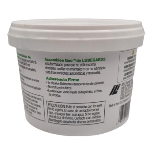 Lubegard 19250 Assemblee Goo, Green, Firm Tack Lubricant, 16 oz.