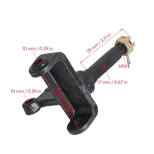Front Suspension Assembly A Arm Set with Steering Spindles Tie Rod Ends Shock Mount Brackets for ATV Quad Go Kart Buggy Off Road Vehicle Front End Replacement Parts 110cc 125cc 150cc |