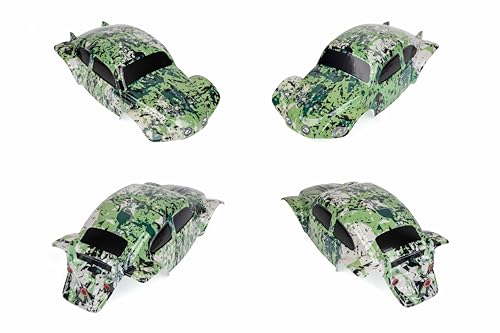 SummitLink Custom Body Compatible for 1/10 1/8 Scale RC Car or Truck (Truck not Included) (Camouflage) - style: Camouflage