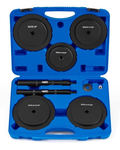 Orion Motor Tech Truck Hub Seal Installer Kit, Heavy Duty Seal Drivers Compatible with Class 7 8 Trucks, Set of 5 - size: 4-13/16 to 6-5/16 in.