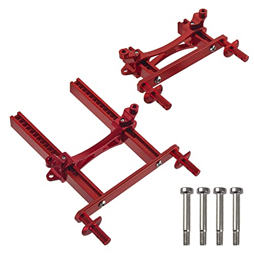 Metal Front & Rear Body Mounts Shell Post Fixing Bracket Compatible with Traxxas TRX4 Defender 8215 1/10 RC Crawler Car Upgrade Part