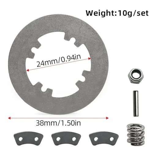 for Summit for E-Revo for Rustler for E-Maxx 4WD Slipper Clutch Assembly 5352A/R - Complete Upgrade Kit RC Car Toys Parts