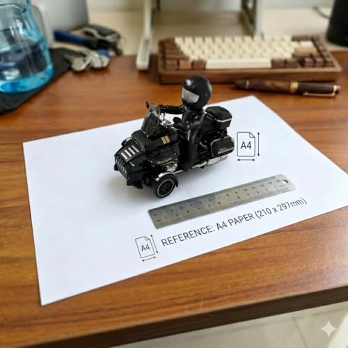 1:43 Scale 3-Wheel Drive RC Drift Car, Full Proportional Steering Servo, High-Speed Drifting, Multifunctional Remote Controller, Optional Knight Rider Figure, Premium Glossy Finish for Adults (RED) - color: Red