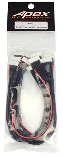 JST-XH 6S 6" / 150mm Balance Plug Extension Lead - 5 Pack #1094
