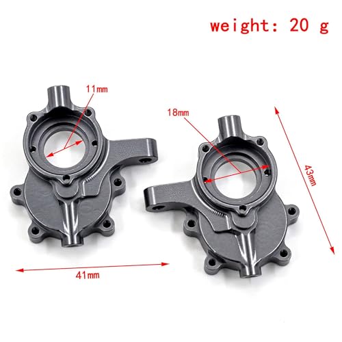 Aluminum Alloy Steering Cup RC Replacement Parts for REDCAT GEN8 RC Car - color: Steering Cup