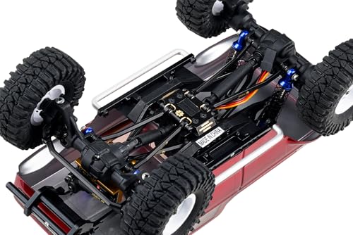 Brass High Clearance Chassis Links Set for Redcat Ascent-18 1/18 Scale RC Rock Crawler Upgrades,Black Coating