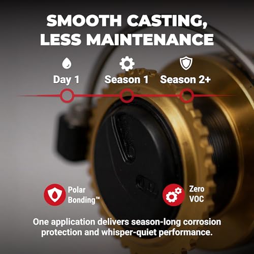 ReelX Fishing Reel Grease, Marine-Grade Anti-Rust Lubricant for Bearings, Spinning, Baitcasting, Spincast, Fly, Trolling & Electric Reels, Corrosion Prevention & Control - size: Oil 4oz Dropper