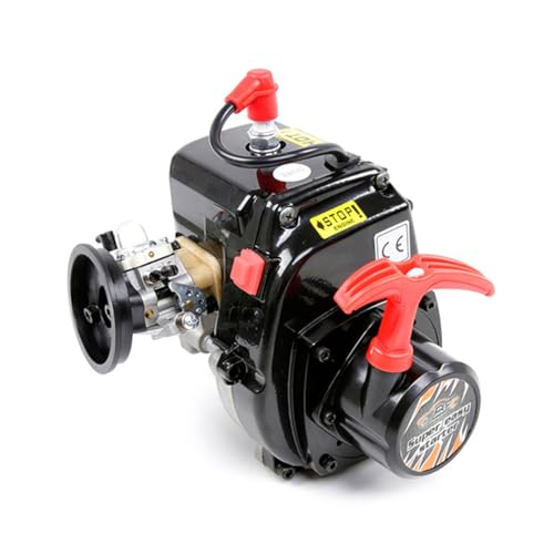 Easy Pull Starter Set for Zenoah CY Rovan Top Speed 23cc-36cc Engines Red | for 1/5 HPI ROFUN KM Baja 5B 5T 5SC LT FG Rc Car Parts - color: Red