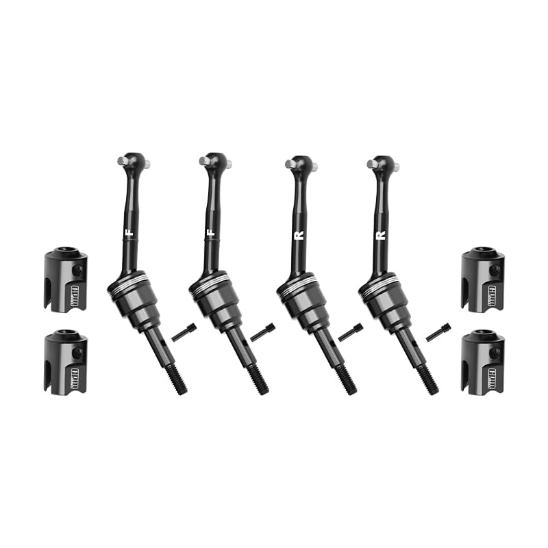 GPM 4140 Carbon Steel Front & Rear Driveshafts and Drive Cups for Mini Slash 4X4-108164-1