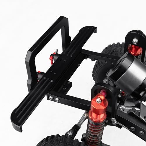 Metal Front Bumper with Tow Hooks Upgrades Parts Accessories | For 1/10 RC Crawler Car D90 D110