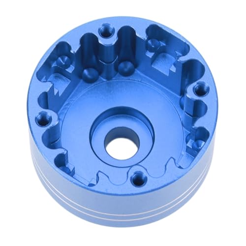 RC Differential Gear Set, Aluminum Alloy Steel Gears, Durable Precision, for TT02 XV02 RC Cars, Racing and Replacement Parts - color: Blue