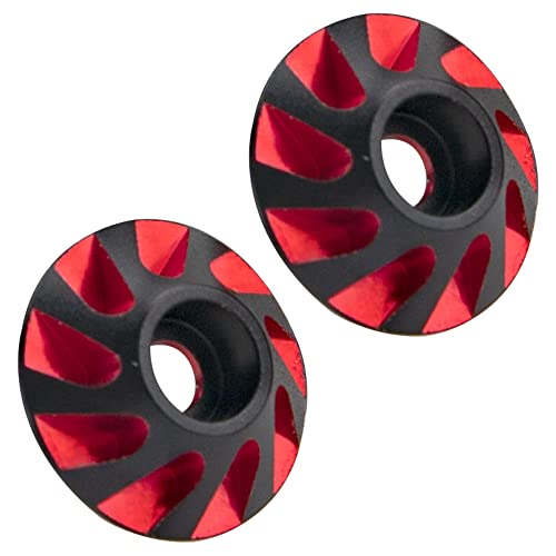 1/8 RC Wing Buttons RC Metal Rear Wing Buttons Gasket OD 15mm & 1/8 RC Wing Buttons RC Metal Rear Wing Buttons Gasket OD 15mm