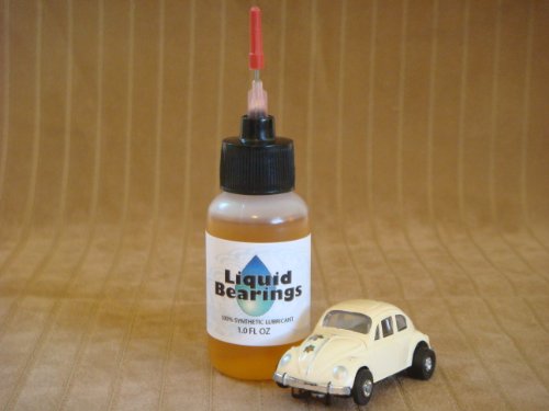 100%-synthetic oil for all HO scale slot cars, makes cars faster!!