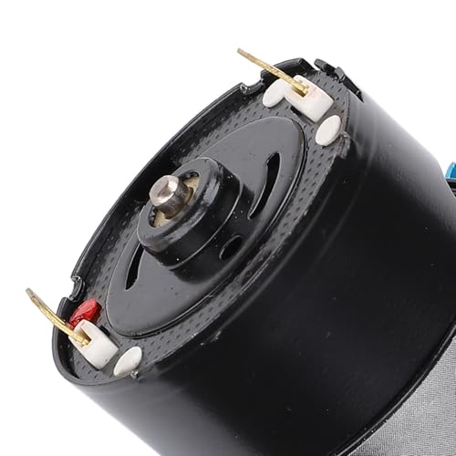 Keenso RC Car Motor, 550 Brushed Motor with Aluminum Copper Build and Blue Heat Sink, 1 8in Shaft Replacement for 1 10 RC Crawler for Axial SCX10 HPI JL 90046 (12T) - size: 12T