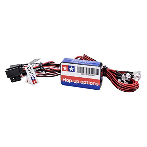 12 RC Car LED Lighting Kit Steering Brake Simulation Flash Light for 1/10 Scale Models Yokomo Tamiya HSP HPI AXIAL RC4WD Traxxas