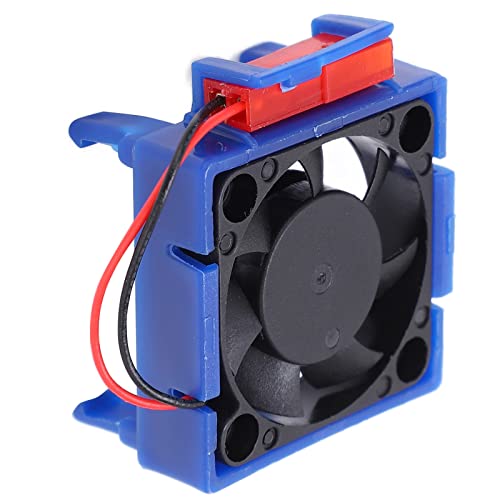 JTLB RC Motor Cooling Fan, Mini Motor Heat Sinks with Integrated Connector Clip, Compact Size for VXl‑3S ESC, Suitable for Slash, Bandit,
