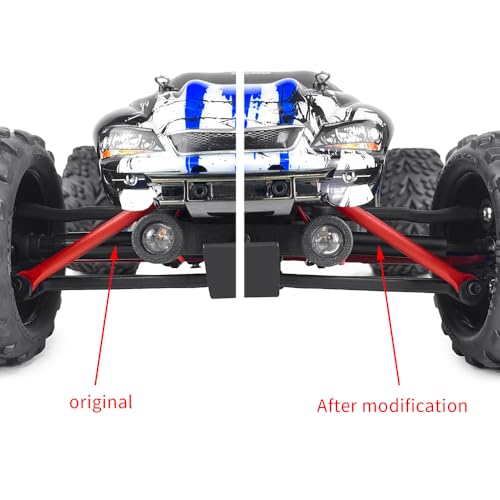 MORLORDY 2Pcs 1144 Steel RC CVD Driveshafts Dogbone for 1/16 Trax-xas E-Revo Summit RC Truck Upgrade Parts (Universal for Front & Rear)