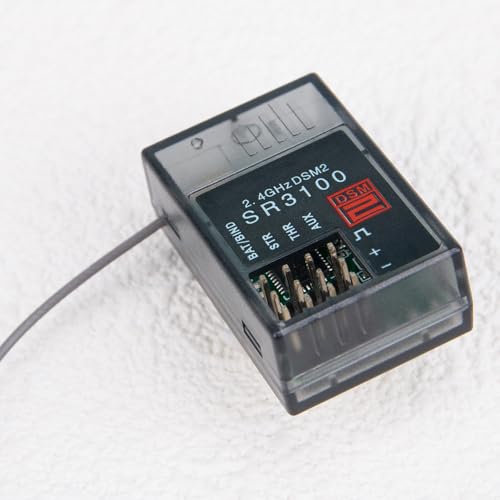 1PCS SR3100 DSM2 Surface Receiver 2.4GHz 3 Channel Modulation for DX3R DX4C DX5C Transmitter for 1/18 Scale Chassis RC Car