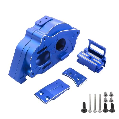 Center Gearbox 57T Diff Metal Upgrades for Mojave 4S for BLX 1/10 | RC Car Upgrades Modify Repair Parts with metal gearbox and 57T diff smooth torque split heat control(Blue 2) - color: Blue 2