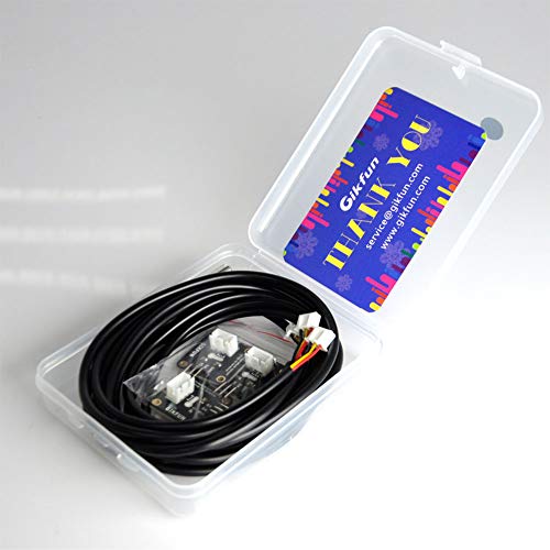 1M DS18B20 Waterproof Digital Temperature Sensor with Adapter Module for Arduino (Pack of 3 Sets) EK1183