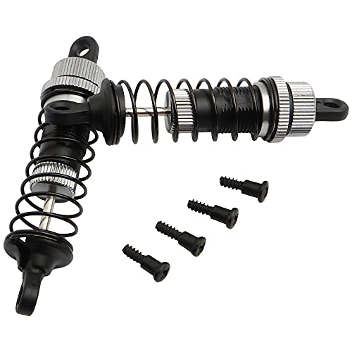 9201E RC Cars Aluminum Alloy Shocks Absorber PX9200-18 Accessories Spare Parts for 1:10 9201E 9203E 9205E 9206E 9200 Trucks 200E 210E RC Cars - color: 2 Pcs Grey