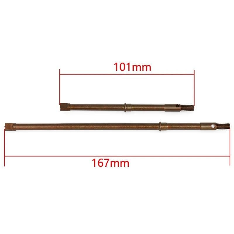 for AXIAL RBX10 1/10 RC Car Metal Steel Drive Shaft Rear Axle Shaft DogBone Kit Replacement for AXIAL RBX10 1/10 RC Car Accessories Part