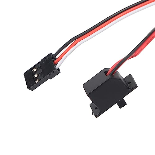 RC Car Motor ESC 360A TwoWay Brake Climbing Drag Brake Automatic Throttle Adjustment, Black Metal, Compatible with SCX10 (35T) - size: 35T, style: 35T