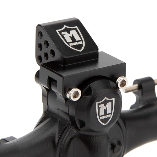 MEUS Racing +6.2mm SCX24 Portal Axles for Axial 1/24 SCX24 RC Crawler (Black) - color: Black