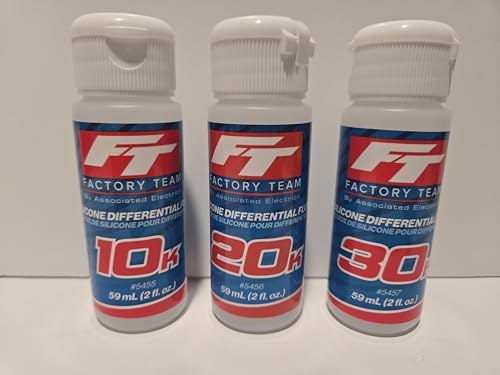 3 Pack Team ASSOCIATED 10K 20K 30K Silicone DIFF Fluid Oil ARRMA LOSI RC CAR Truck