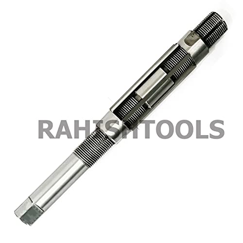 Adjustable Hand Reamer H4-H11 for Metal & Wood Repairs, 15/32" to 1-1/16" | Carbon Steel Construction, Straight Flutes, 11.90-26.98mm Capacity, Expandable Blades, Bore Sizing, Hole Finishing Tool - size: H4 to H11 - 8Pcs